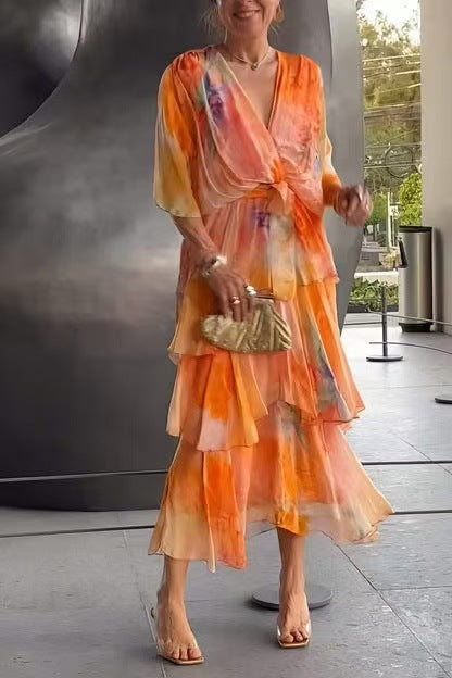 Ellis & Johnson™ | Layered Floral Sun Dress