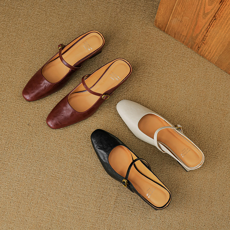 Vian | Genuine Leather Mules