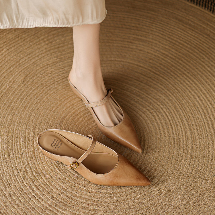 Neok | Genuine Leather Mules