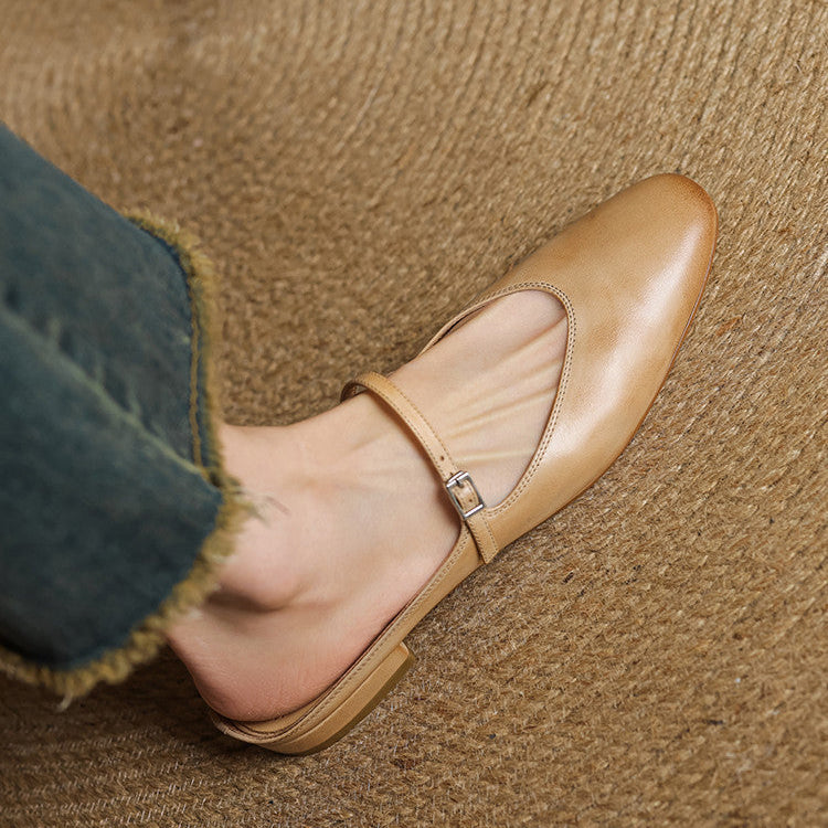 Genuine Leather Mules Merisa