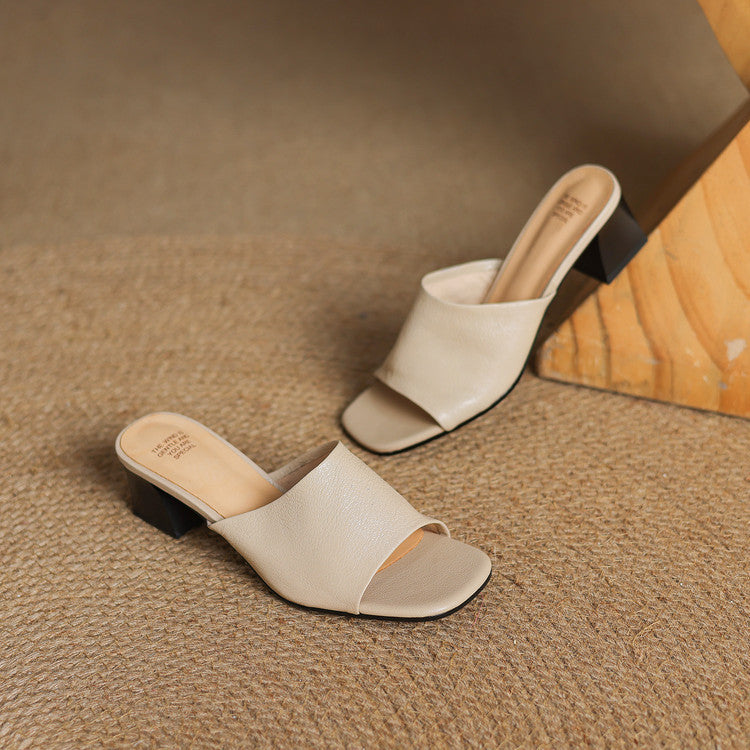 Oats | Genuine Leather Mules
