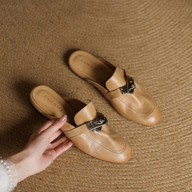 Carla | Genuine Leather Mules