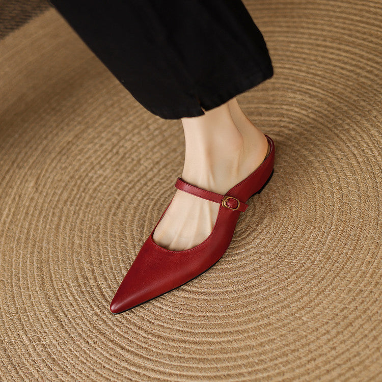 Neok | Genuine Leather Mules