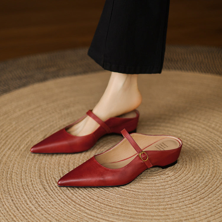 Neok | Genuine Leather Mules