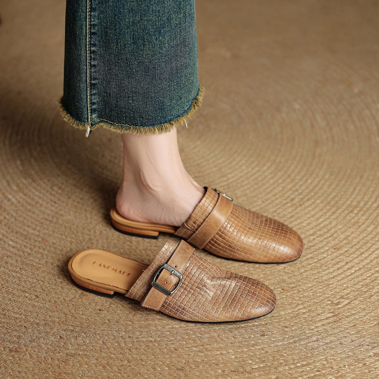 Emrie | Genuine Leather Mules