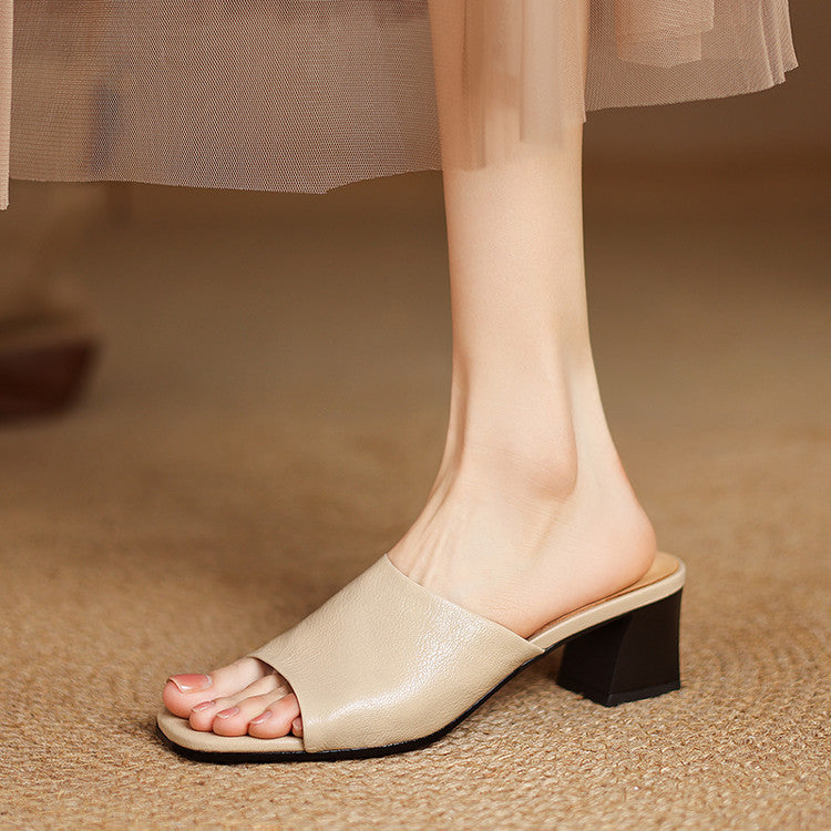 Oats | Genuine Leather Mules
