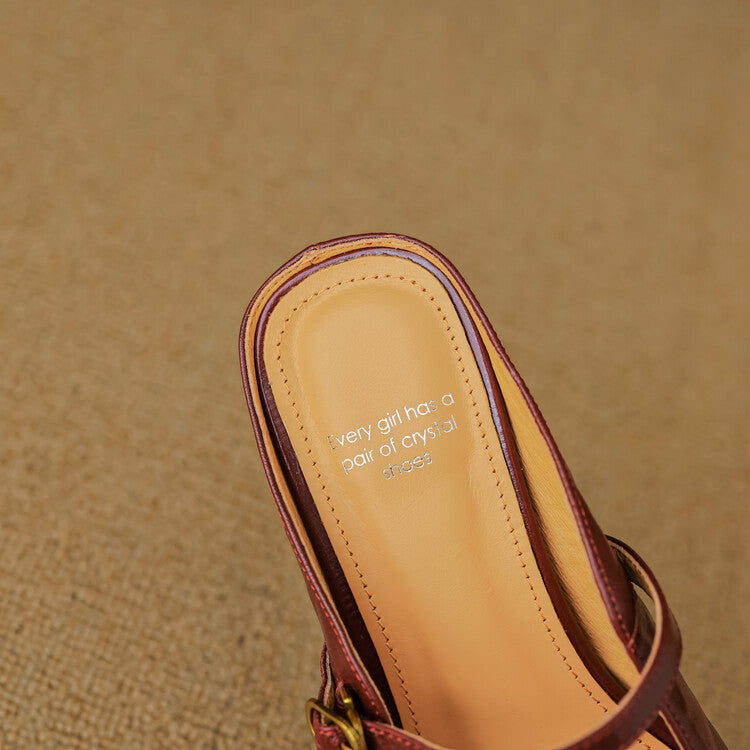 Vian | Genuine Leather Mules