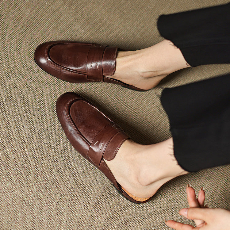 Serin | Genuine Leather Mules