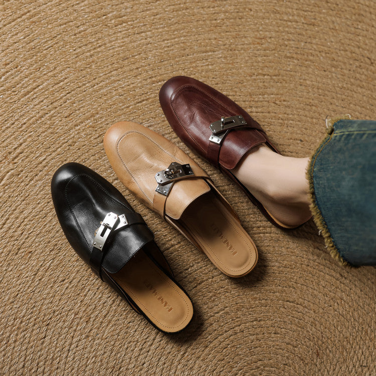 Carla | Genuine Leather Mules