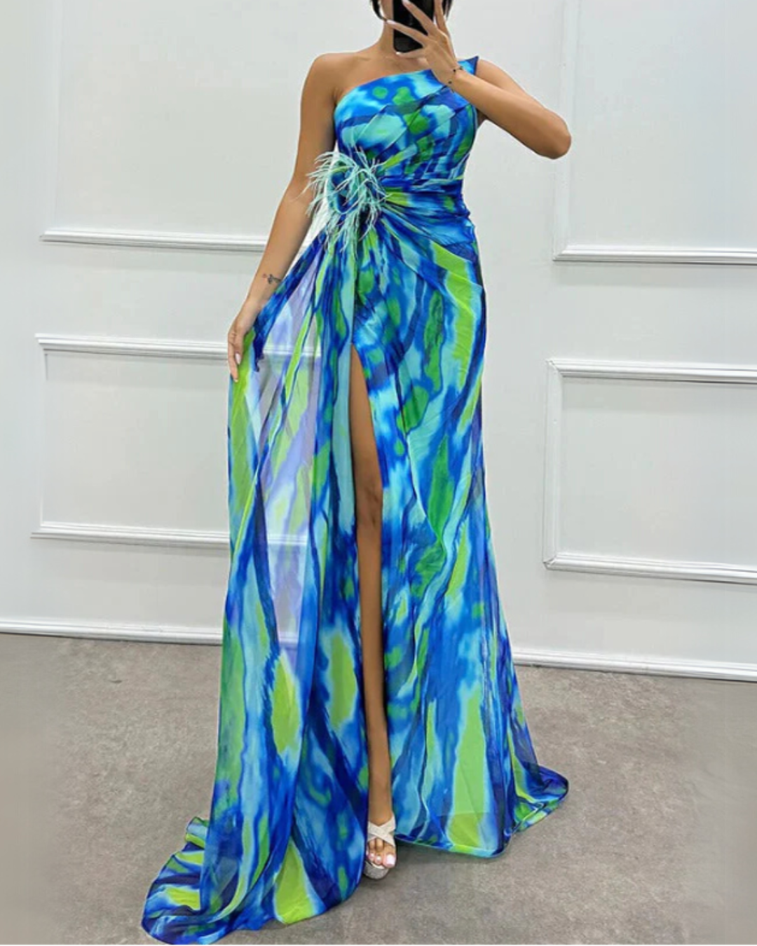 Ellis & Johnson™ | Vibrant Draped Dress