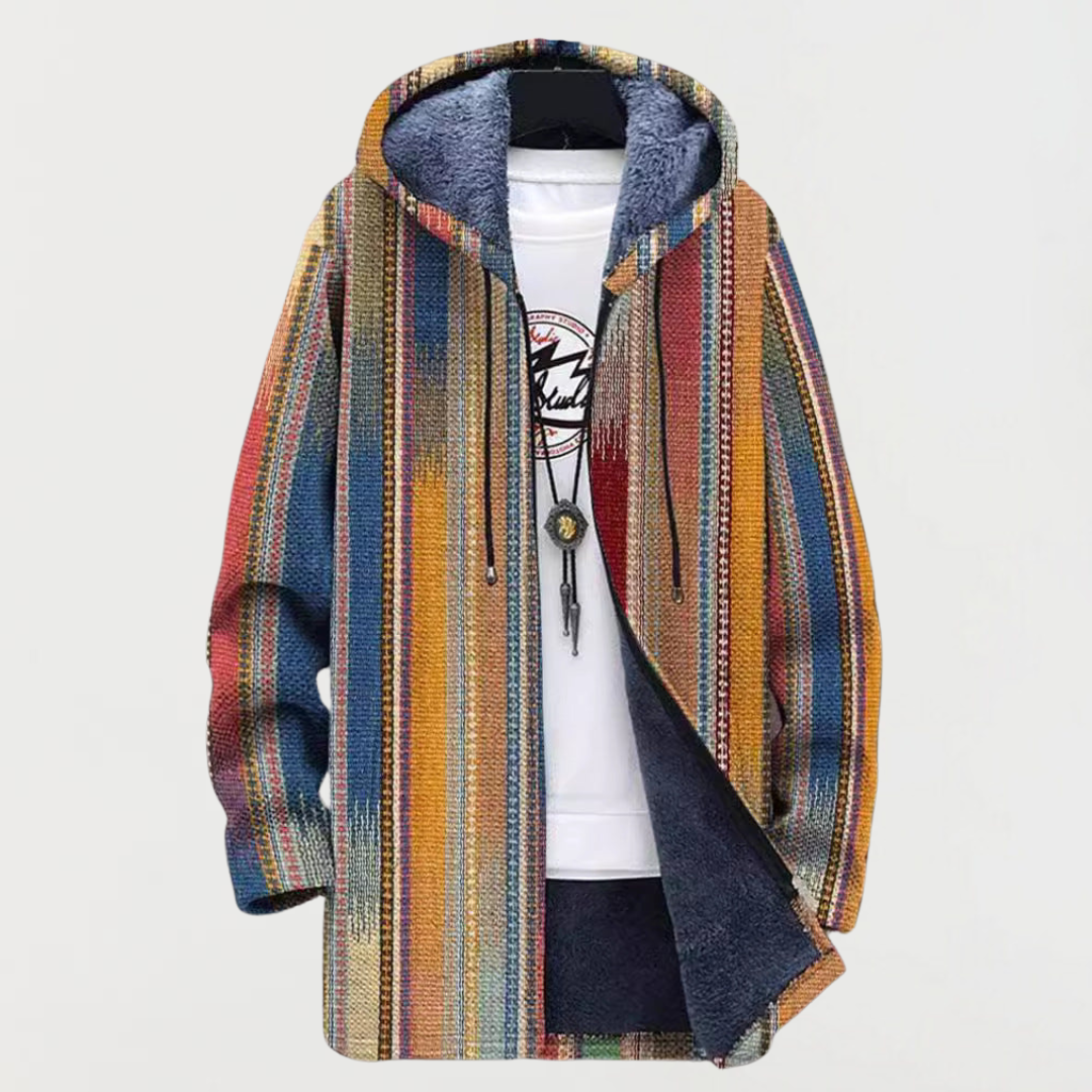 Hayden | Stripe Print Coat – Wells & Rose