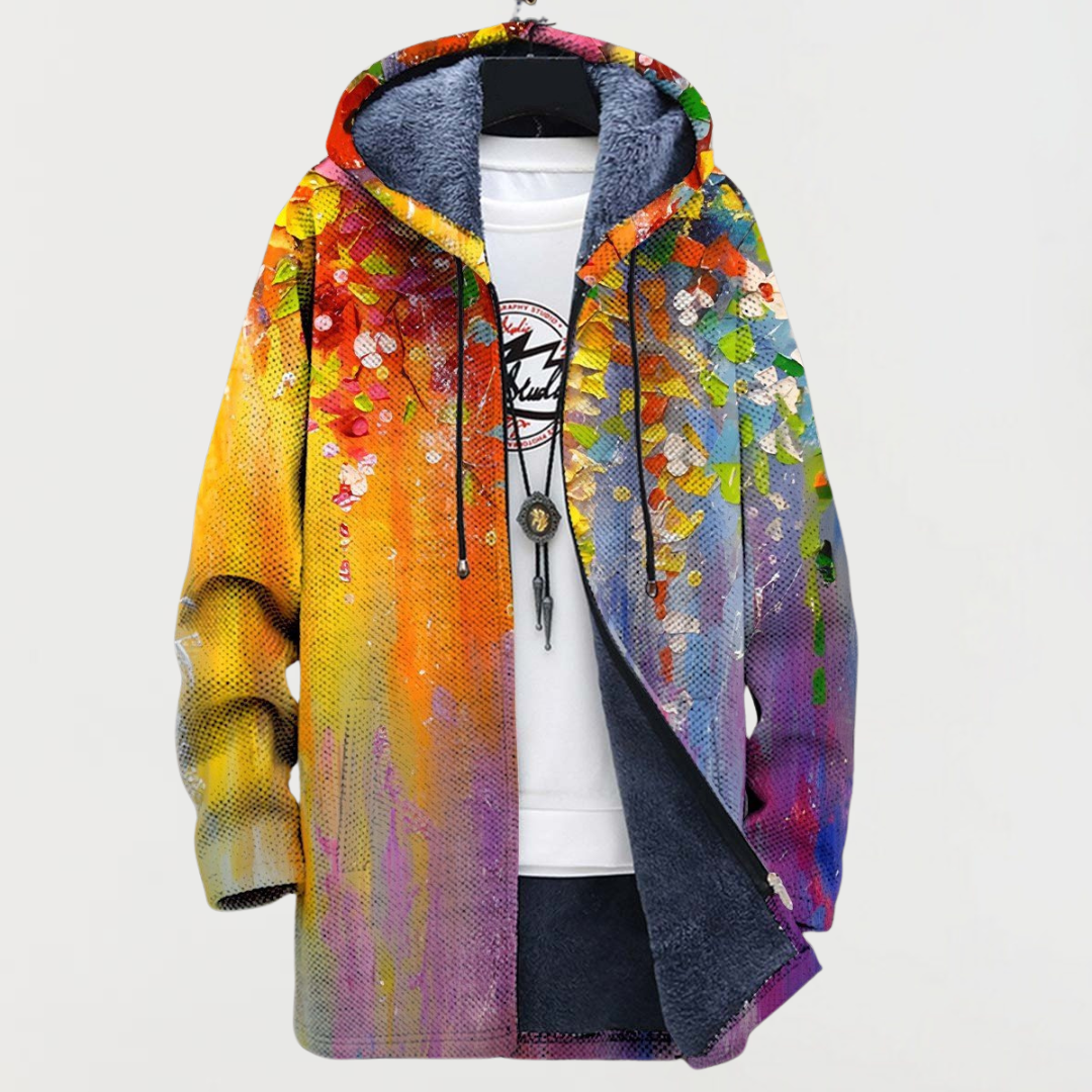 Parker | Abstract Art Coat – Wells & Rose