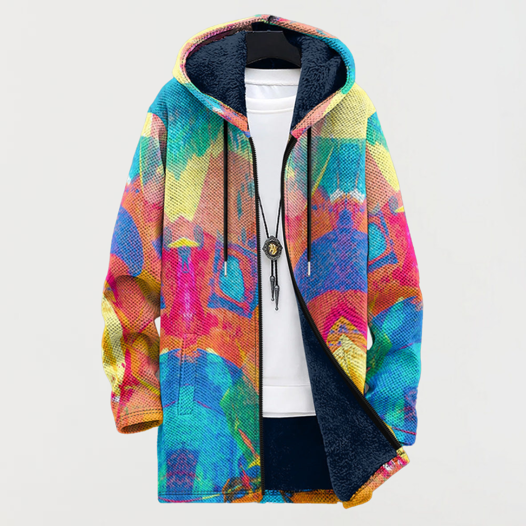 Emery | Colorful Art Print Hoodie – Wells & Rose