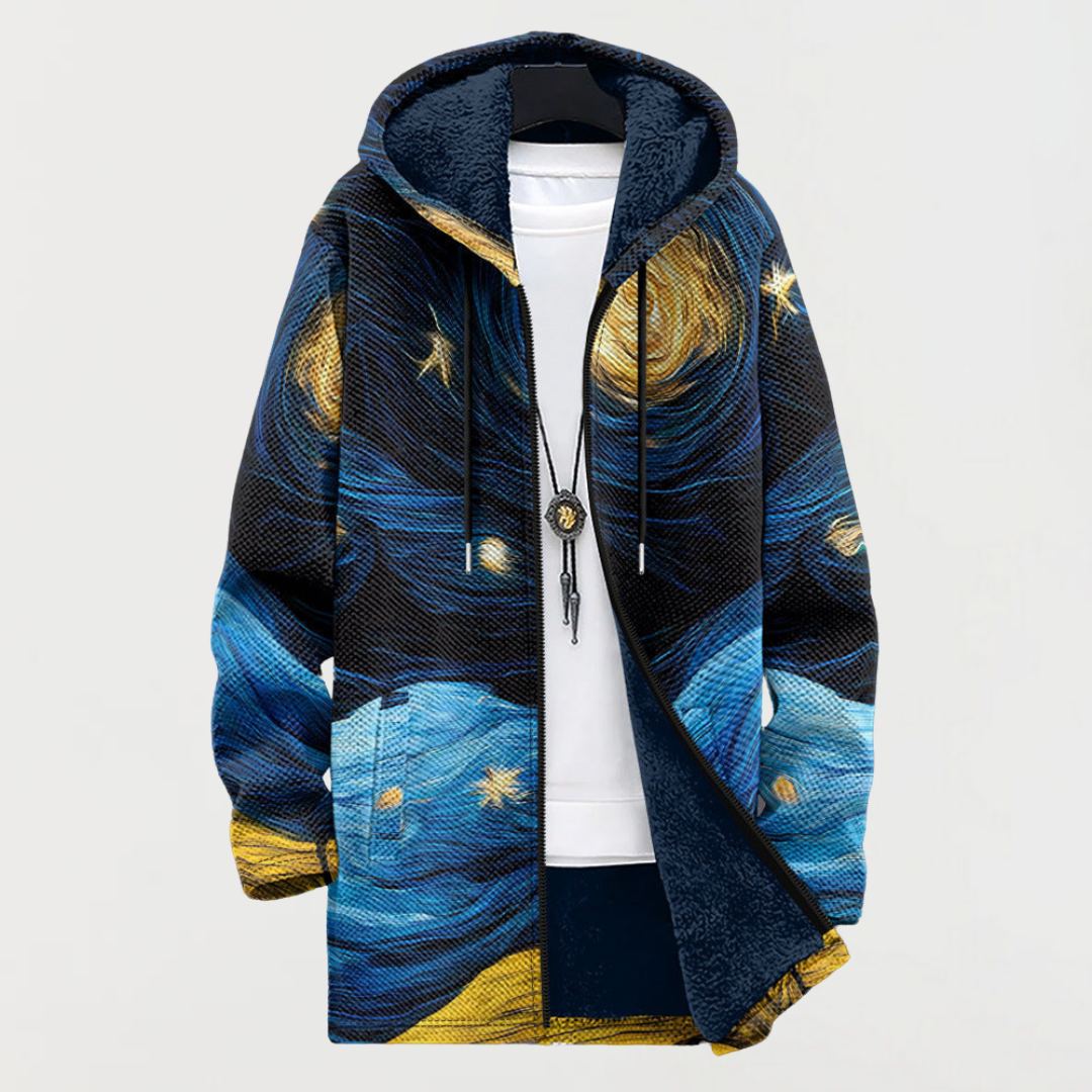 Harper | Celestial Print Coat – Wells & Rose