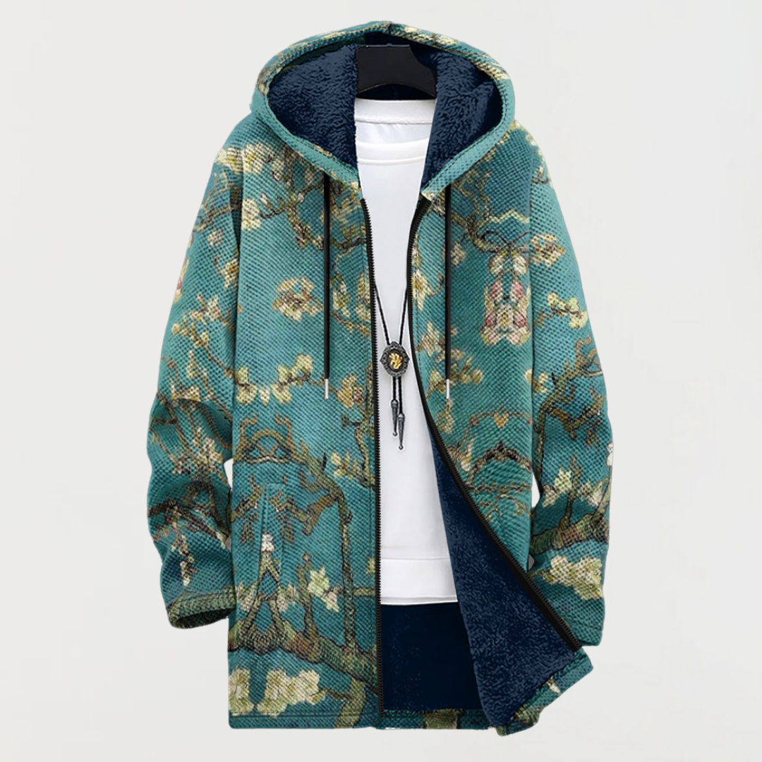 Robin | Floral Art Coat – Wells & Rose