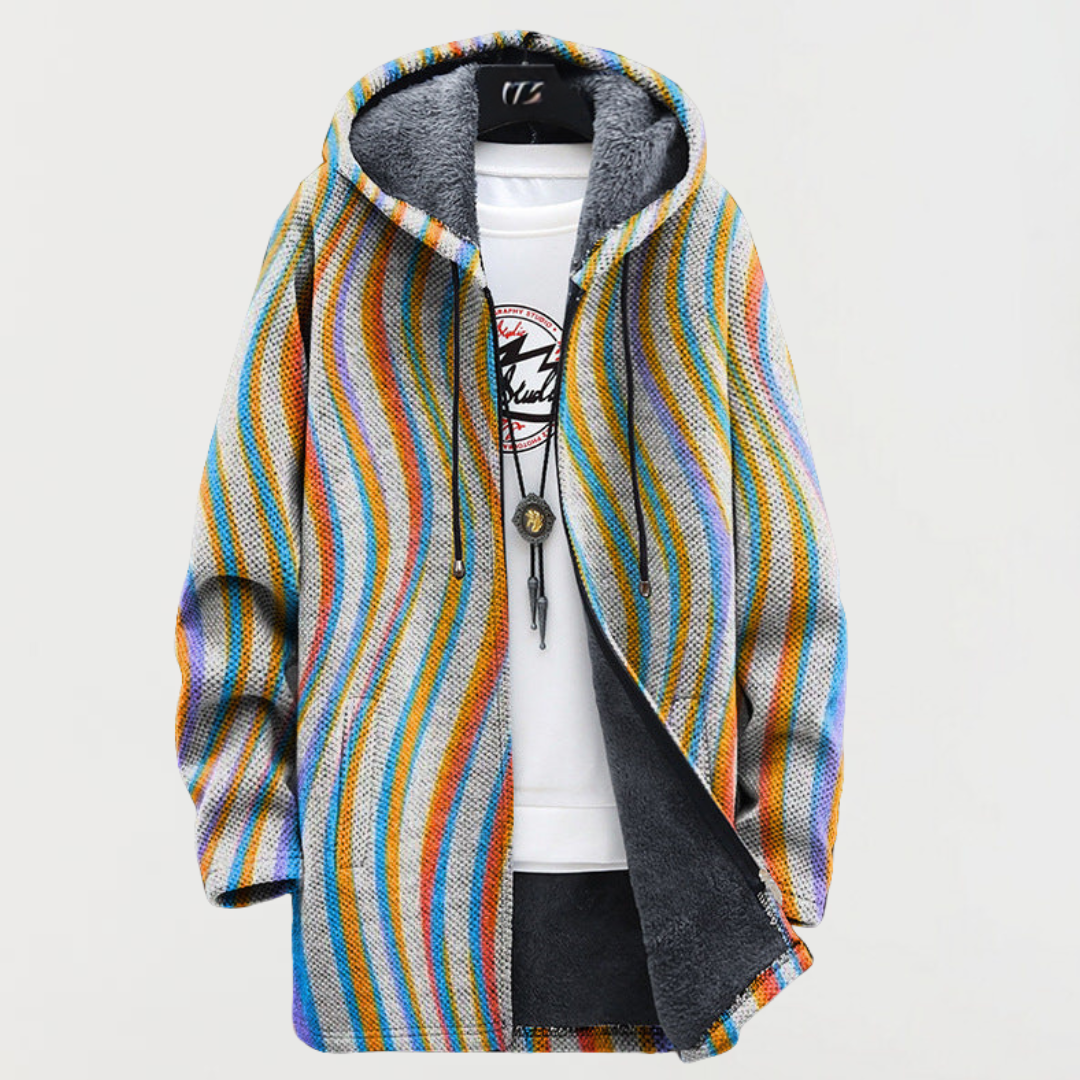 Frankie | Wave Stripe Coat – Wells & Rose