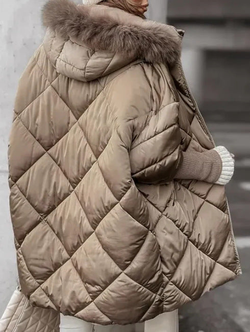 Rachel – Elegant Checkered Coat