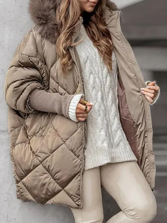Rachel – Elegant Checkered Coat