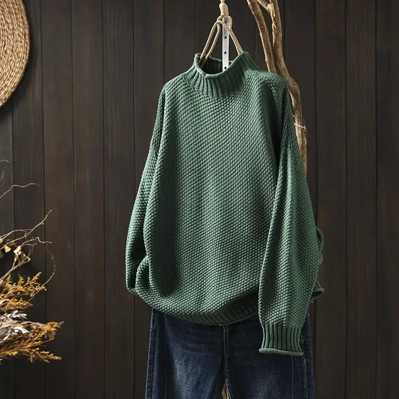 Amara | Soft Hand-Knit Sweater – Wells & Rose