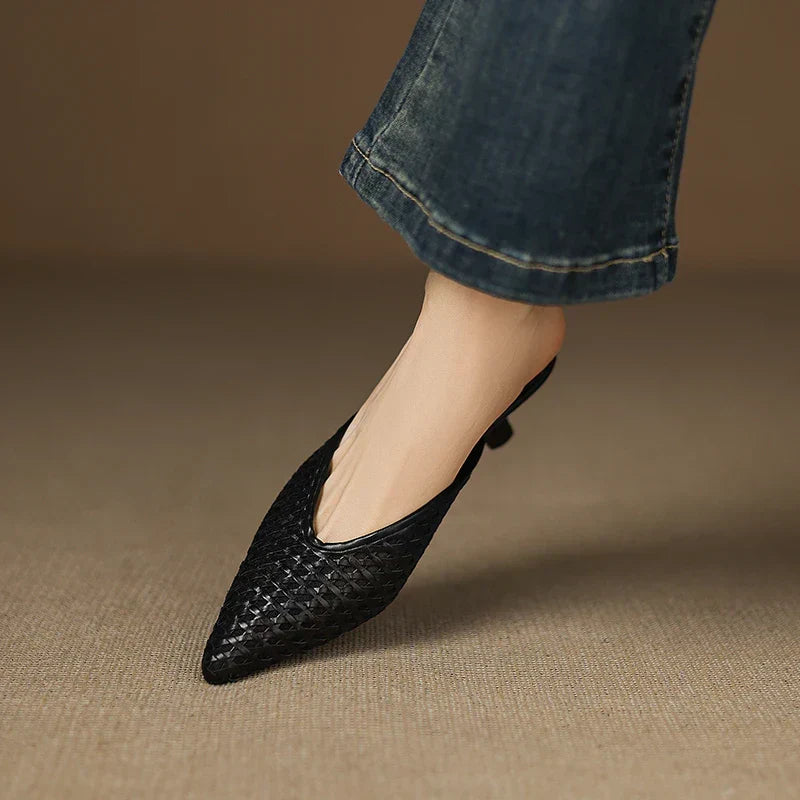 Olivia | Genuine Leather Mules