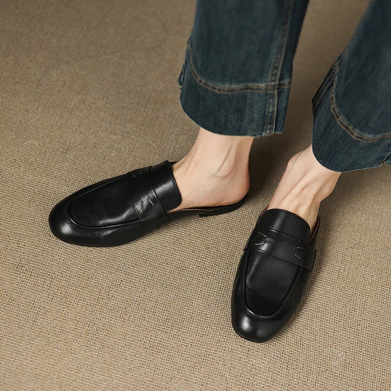 Serin | Genuine Leather Mules