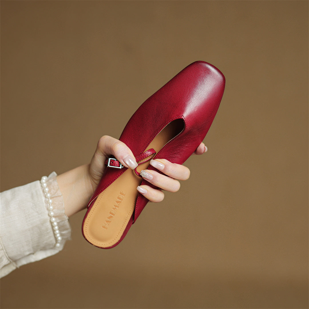 Miral | Genuine Leather Mules