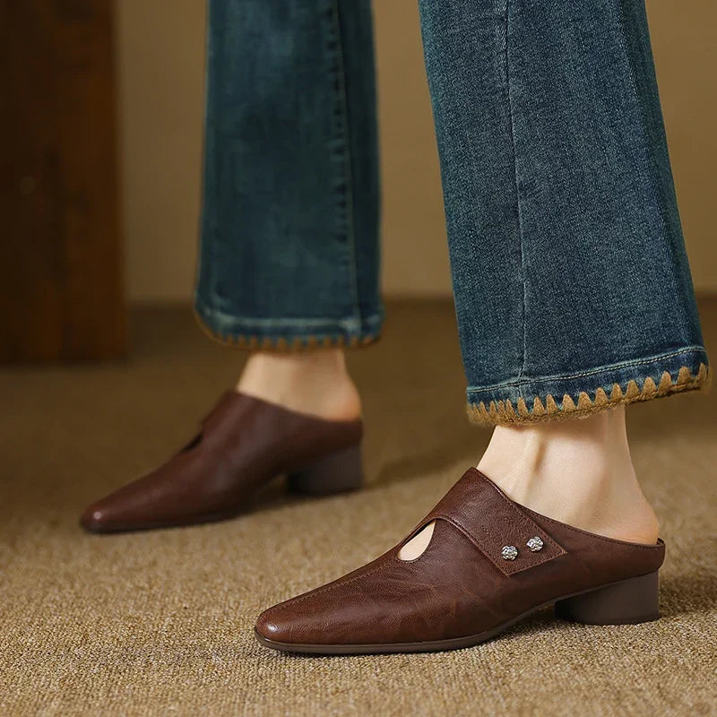 Agnit | Genuine Leather Mules