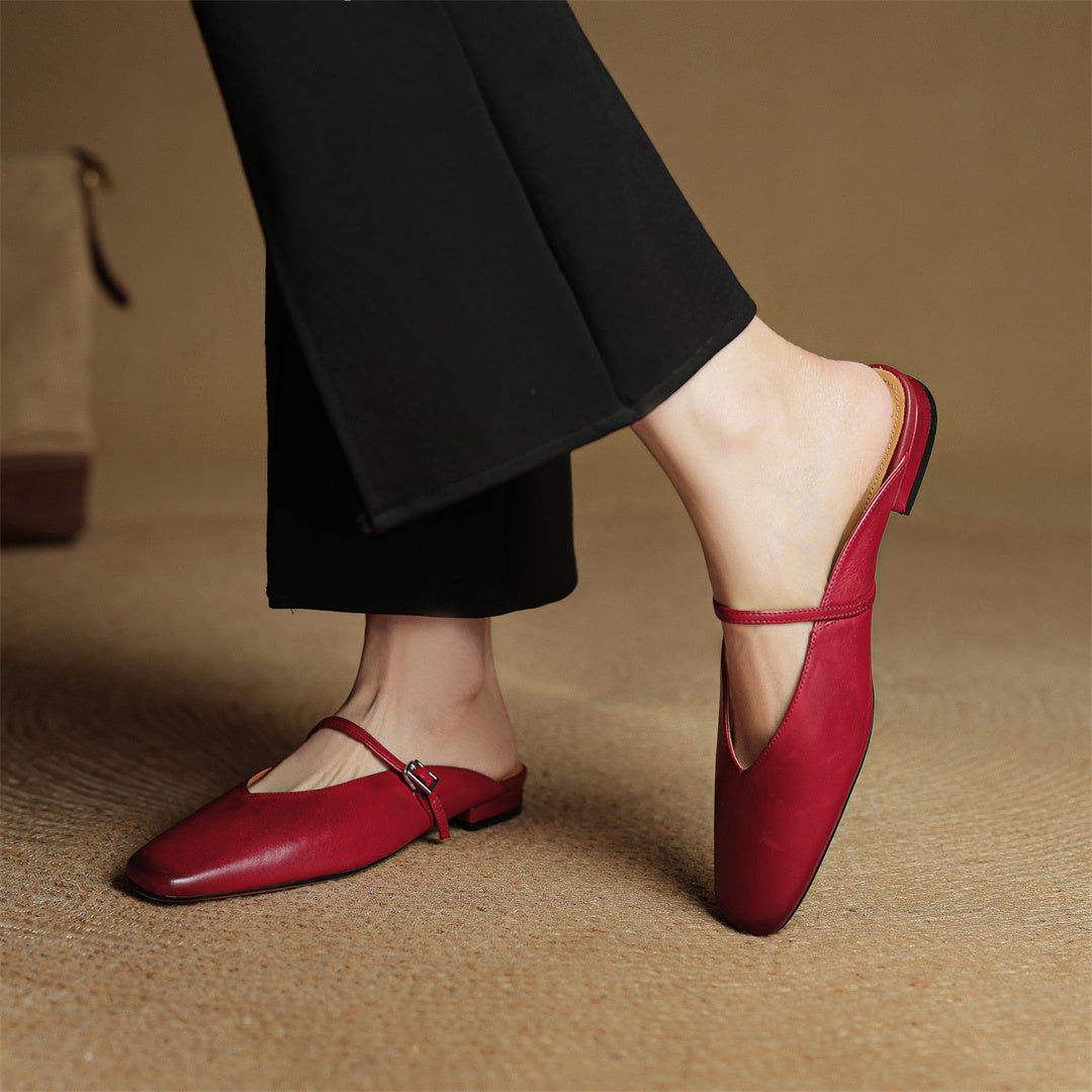 Miral | Genuine Leather Mules