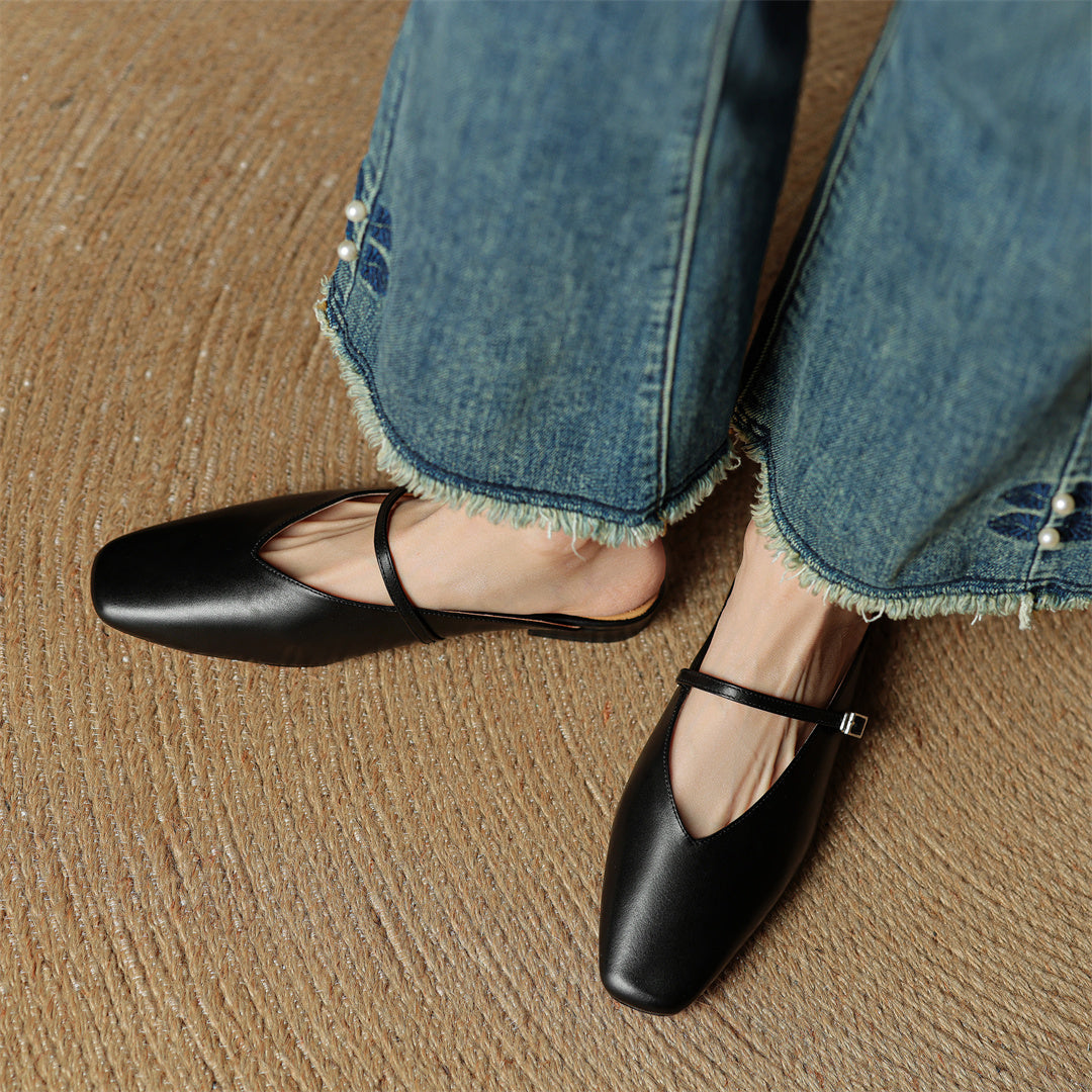 Miral | Genuine Leather Mules