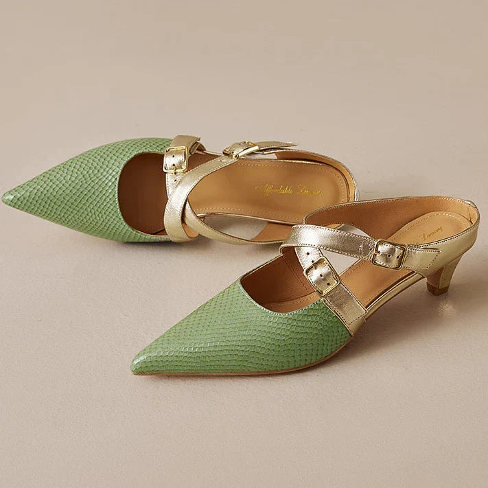 Zelle | Genuine Leather Mules