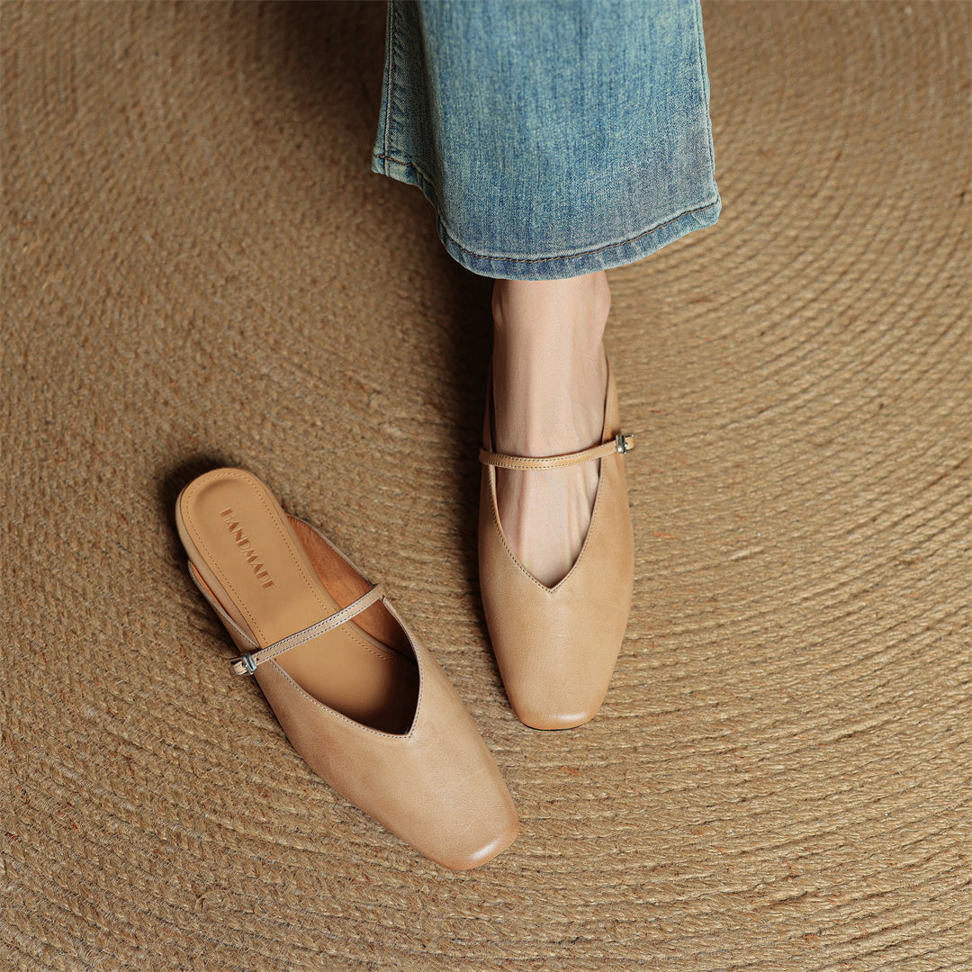 Miral | Genuine Leather Mules