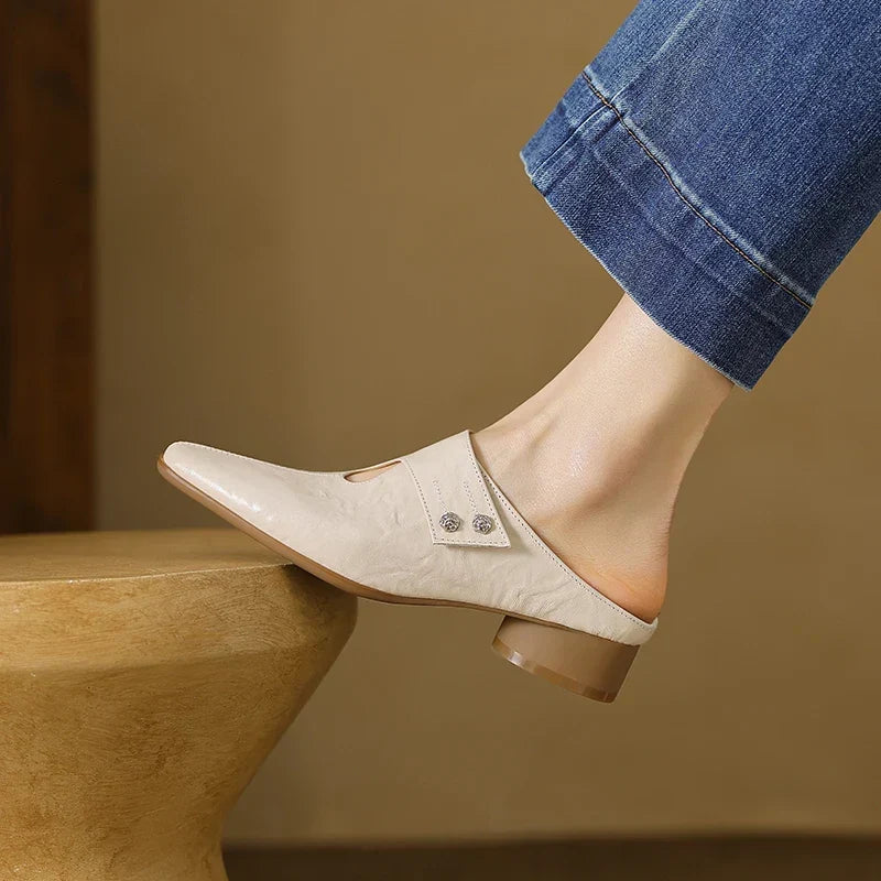 Agnit | Genuine Leather Mules