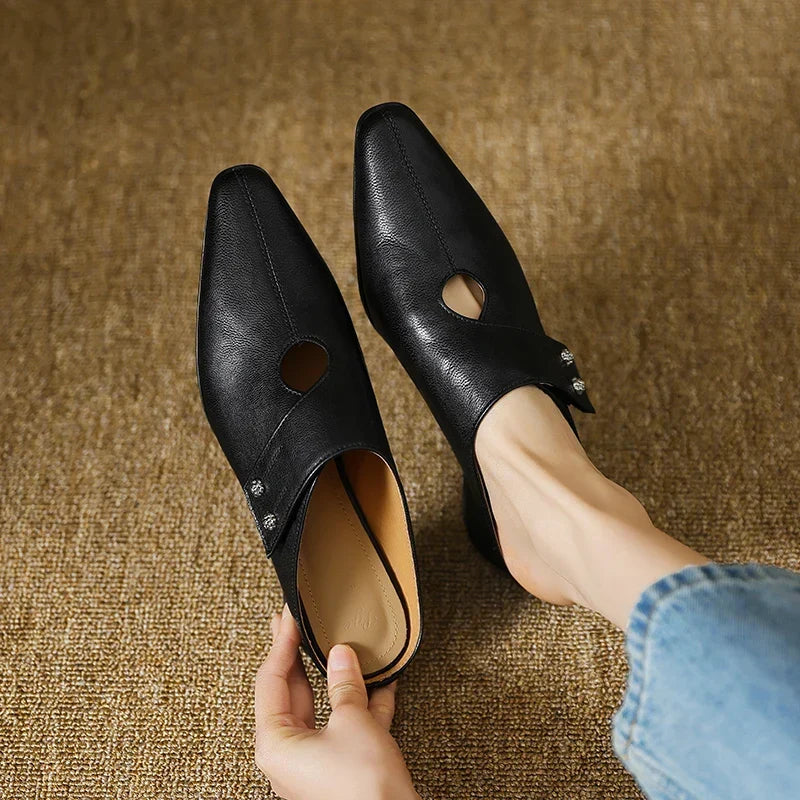 Agnit | Genuine Leather Mules