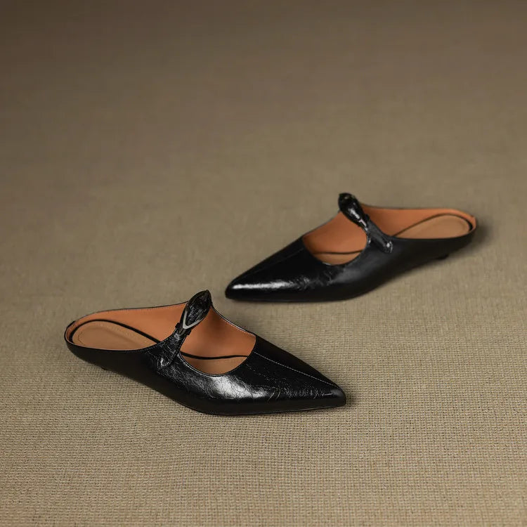 Alour | Genuine Leather Mules