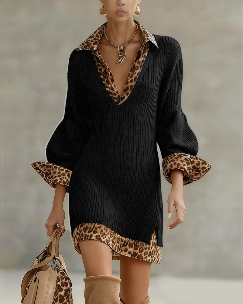 Laurenaâ„¢ Elegant Leopard Dress