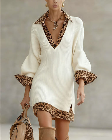 Laurenaâ„¢ Elegant Leopard Dress