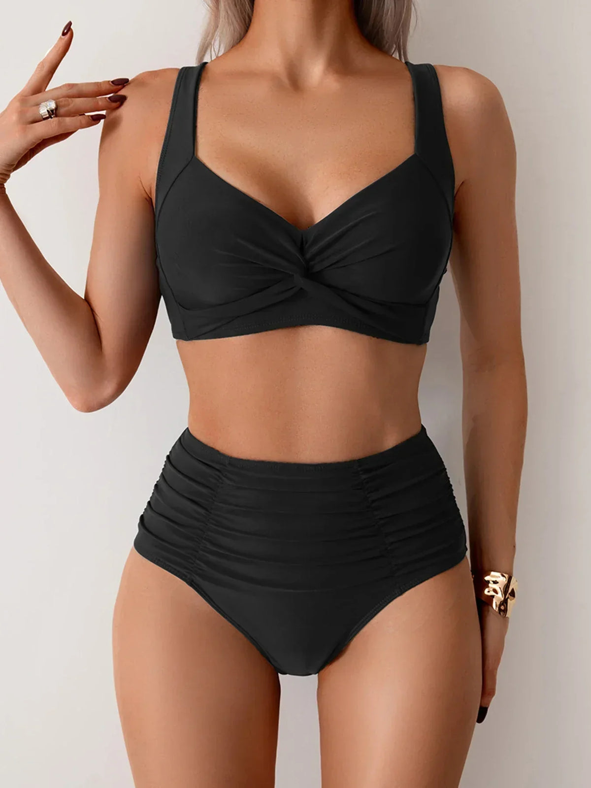 Maria | High-Waisted Summer Bikini Set