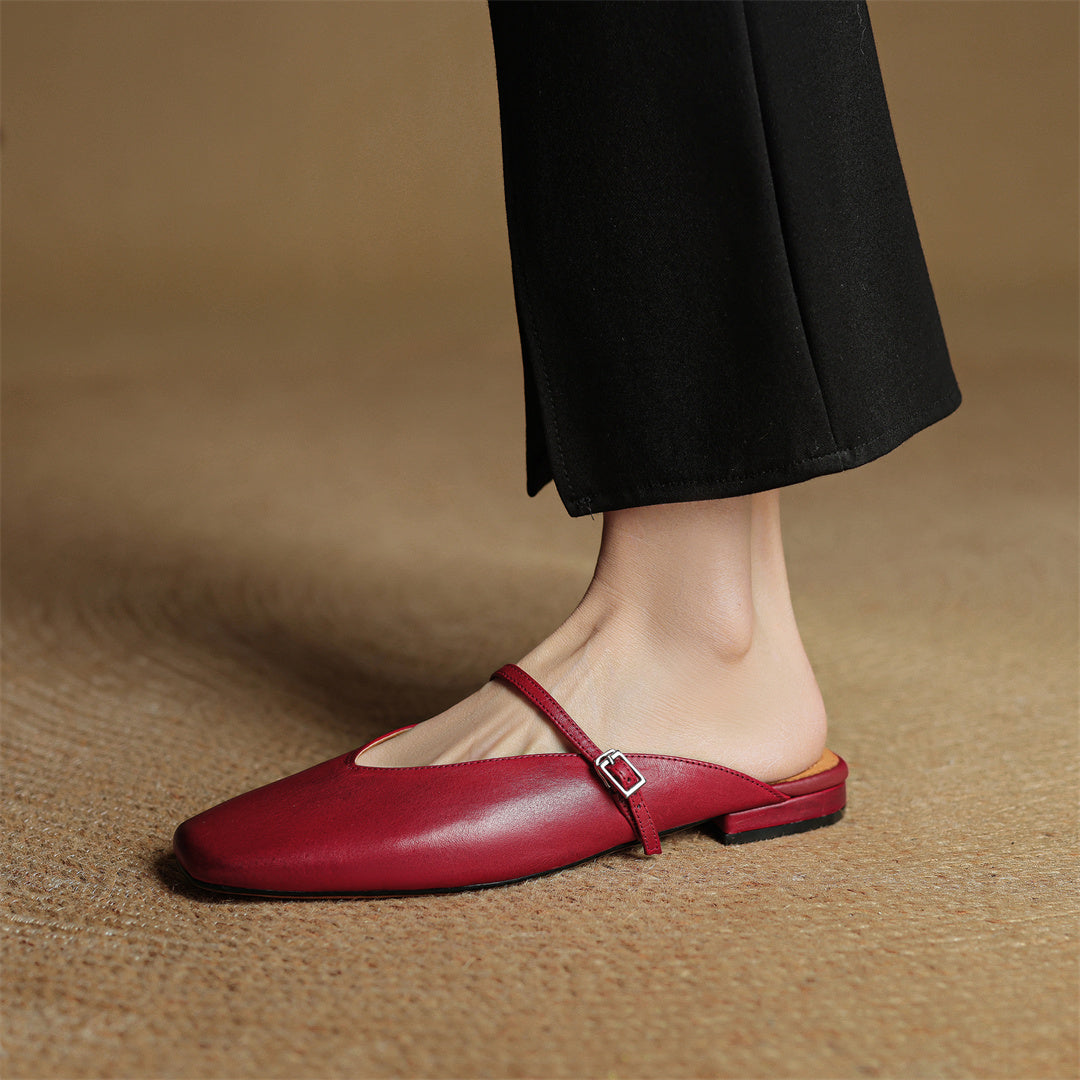 Miral | Genuine Leather Mules