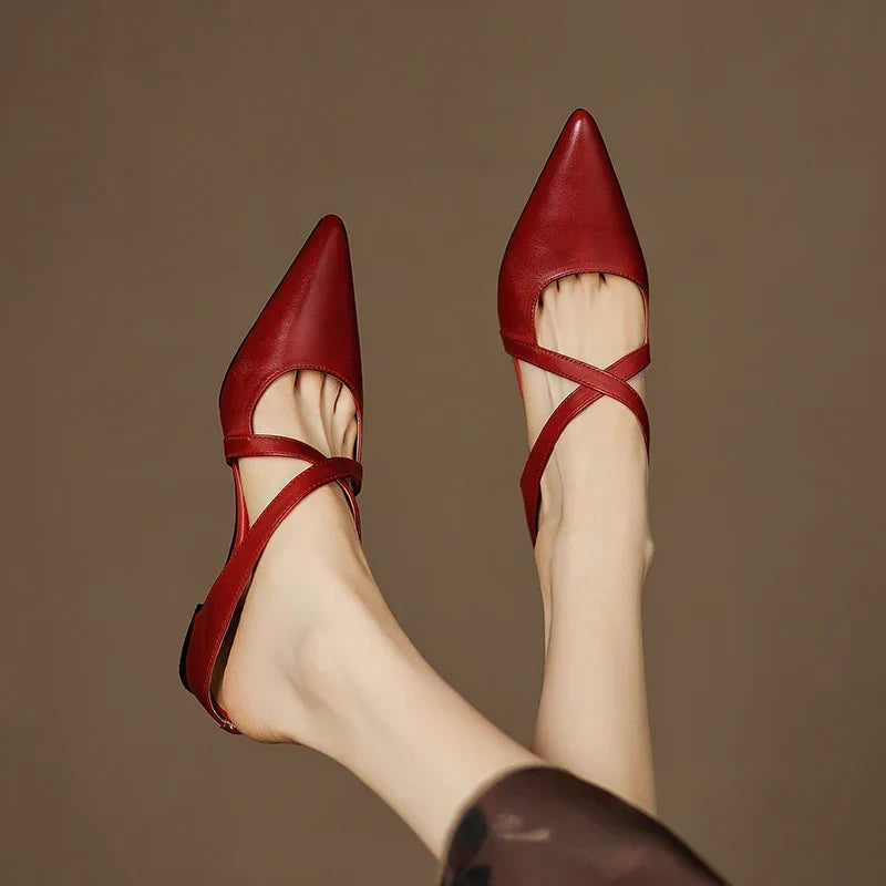 Aluna | Genuine Leather Mules