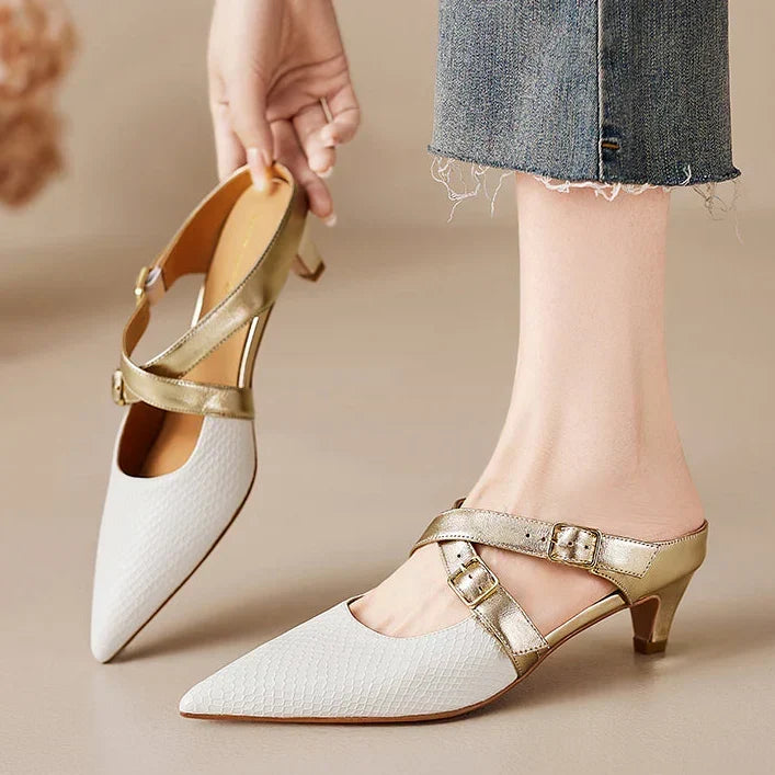 Zelle | Genuine Leather Mules