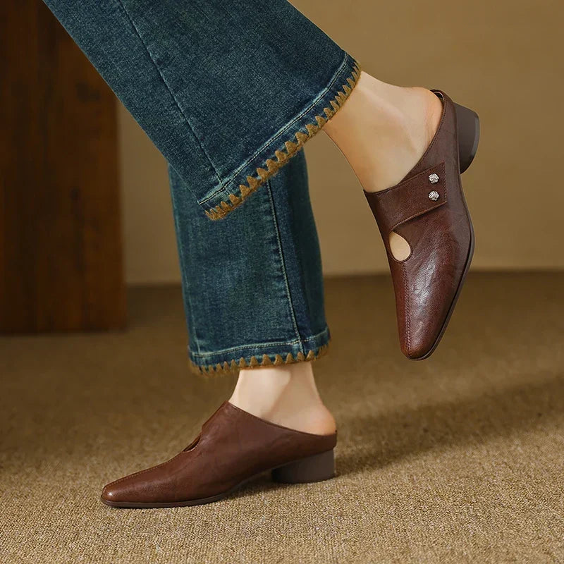 Agnit | Genuine Leather Mules