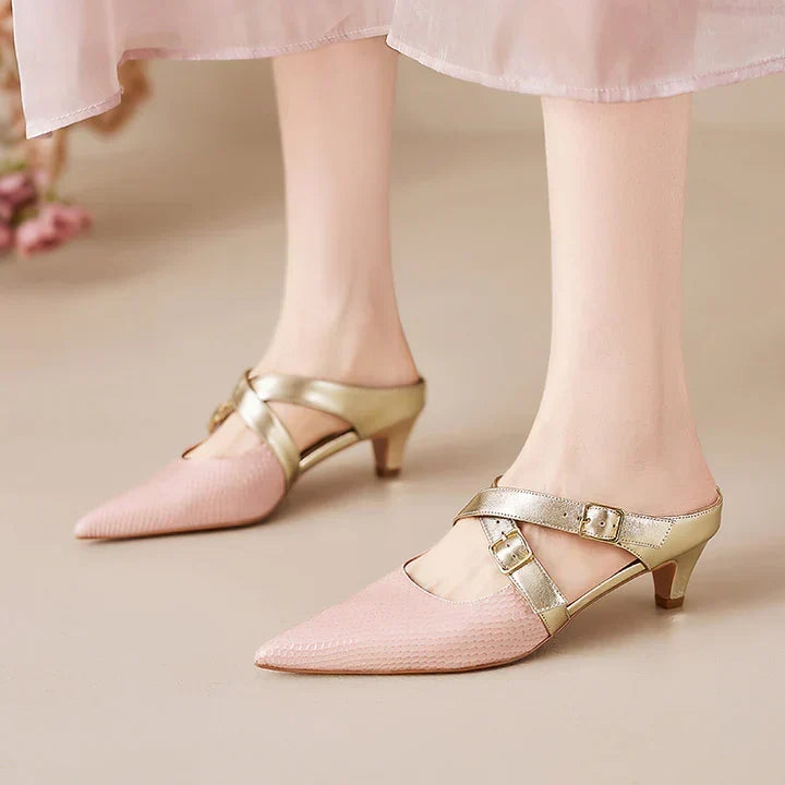 Zelle | Genuine Leather Mules