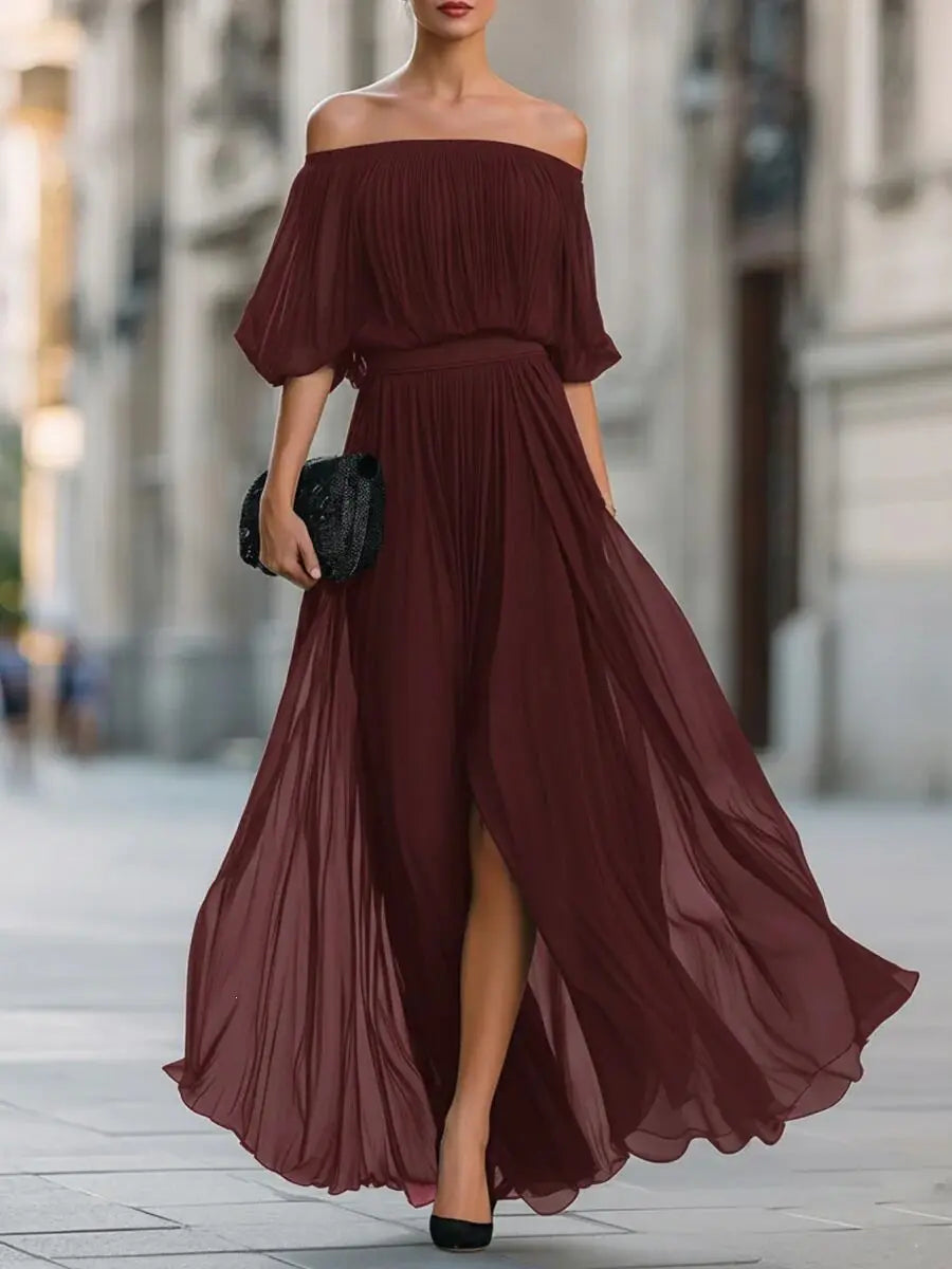 Vivienne™ | Timeless Chiffon Dress