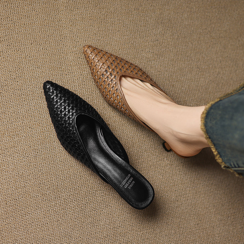 Olivia | Genuine Leather Mules