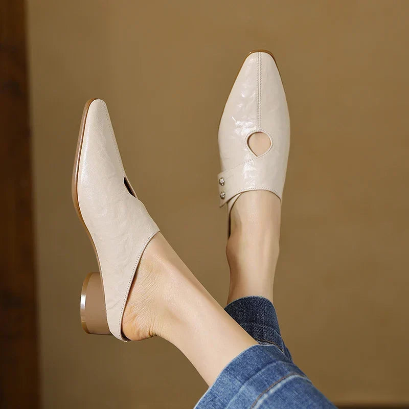 Agnit | Genuine Leather Mules