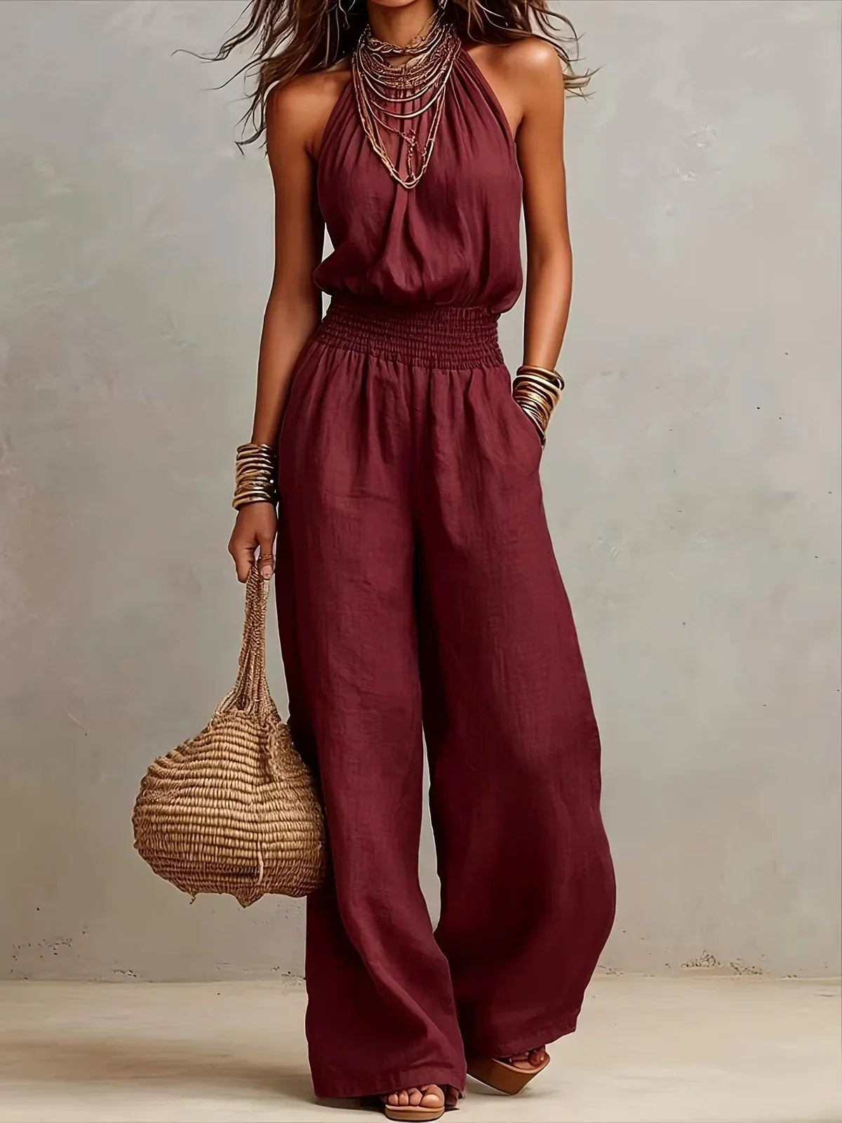 Ainara | Halter Neck Jumpsuit