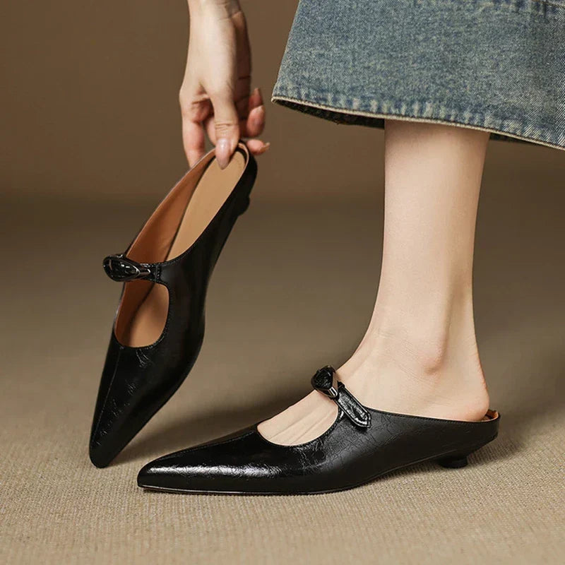 Alour | Genuine Leather Mules