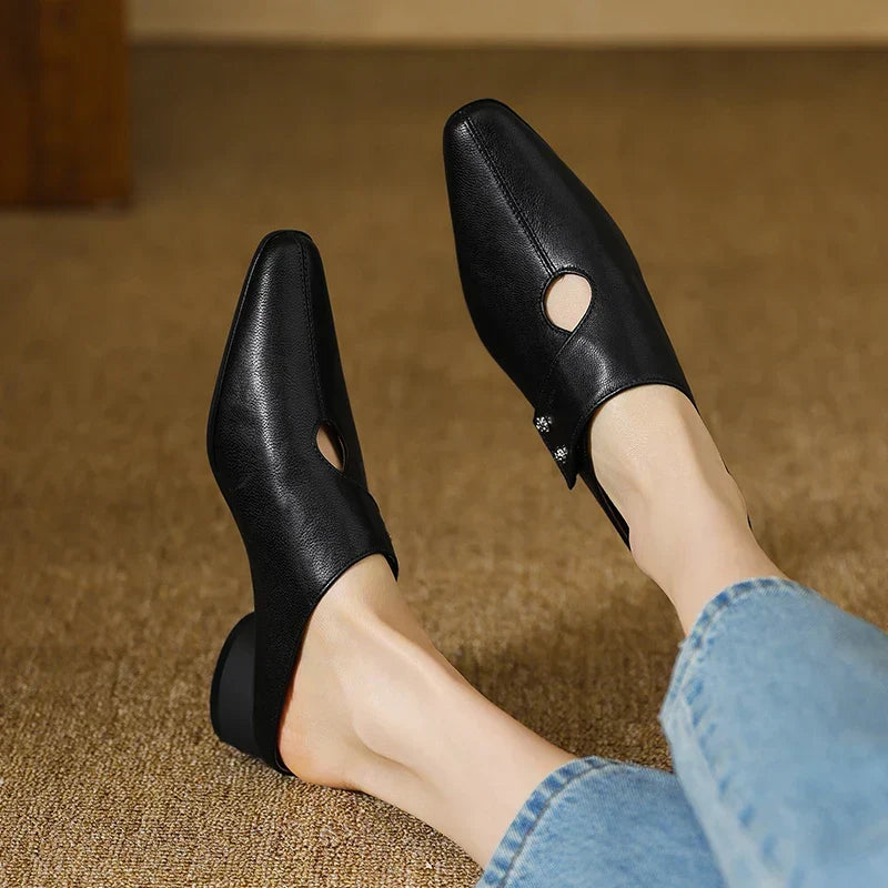 Agnit | Genuine Leather Mules