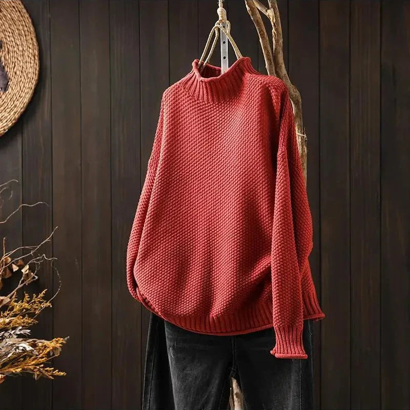 Amara | Soft Hand-Knit Sweater – Wells & Rose