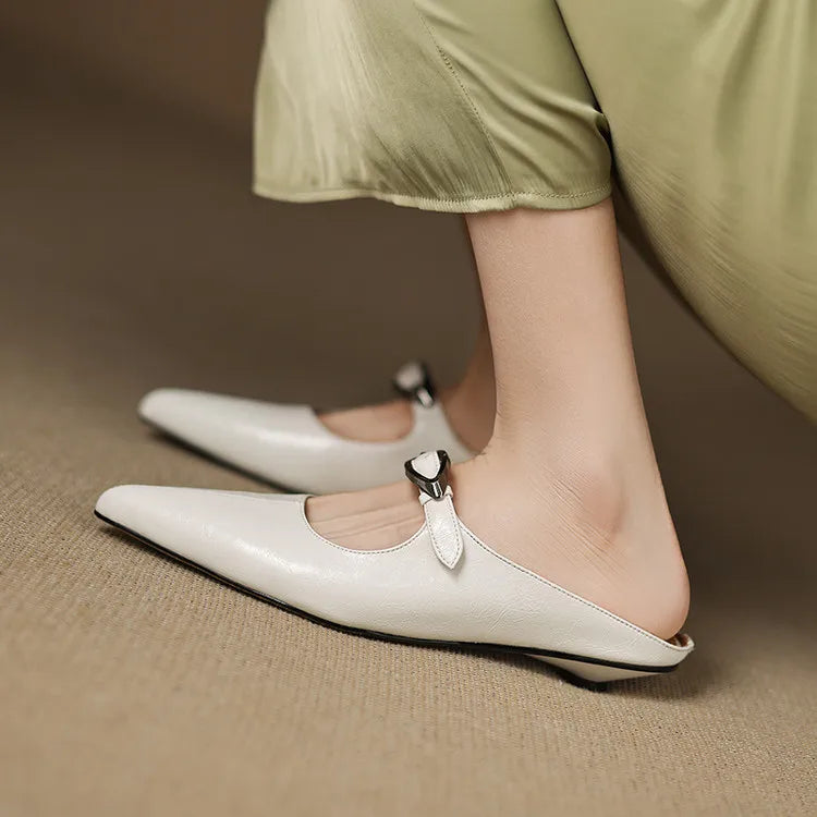 Alour | Genuine Leather Mules